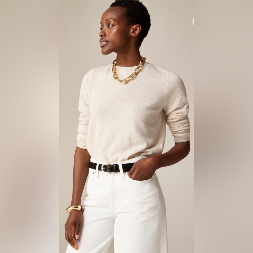 J.Crew Classic Fit Cashmere Crewneck Sweater